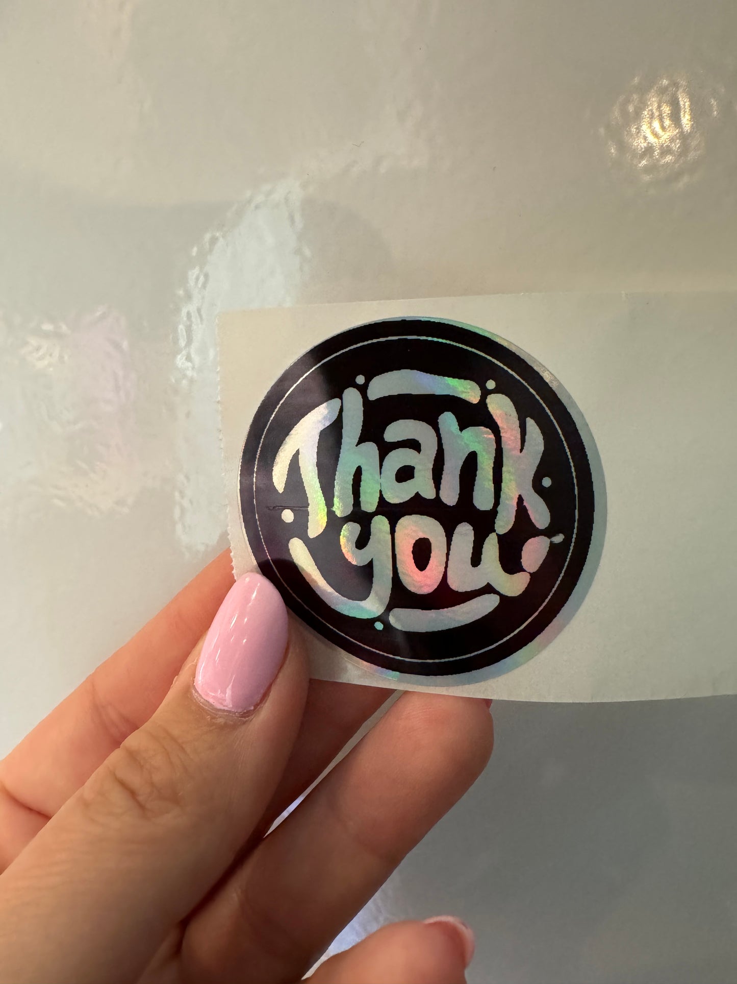 15 - 2inch Thank You Thermal Stickers