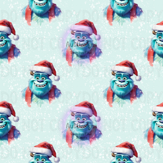 Monster Christmas Seamless File