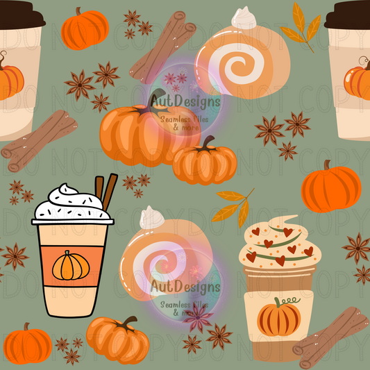 Pumpkin Spice Seamless File