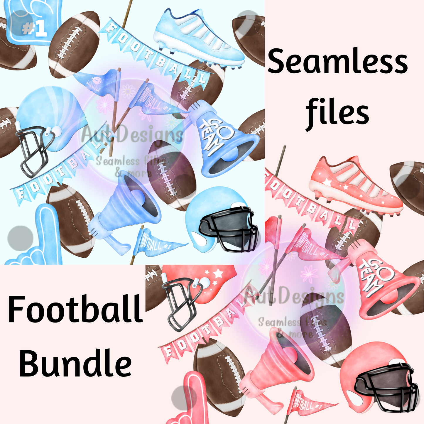 Football Seamless File 2 color options