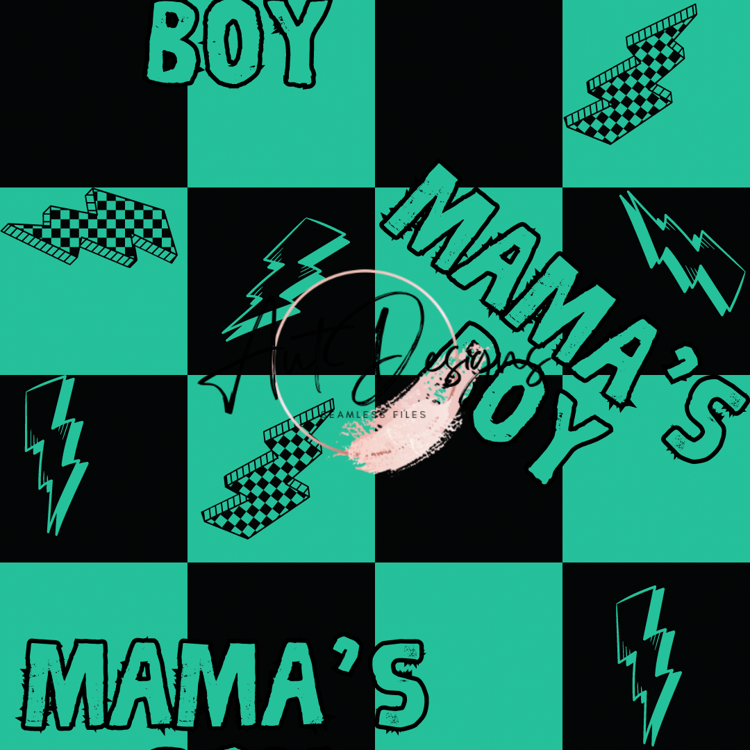 Mamas Boy Seamless File 2 Color Options