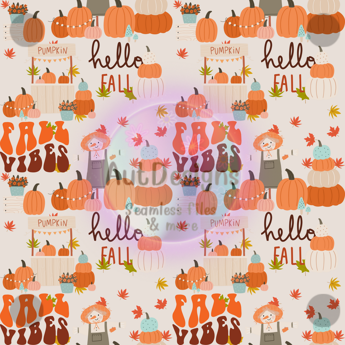 Hello Fall Seamless File