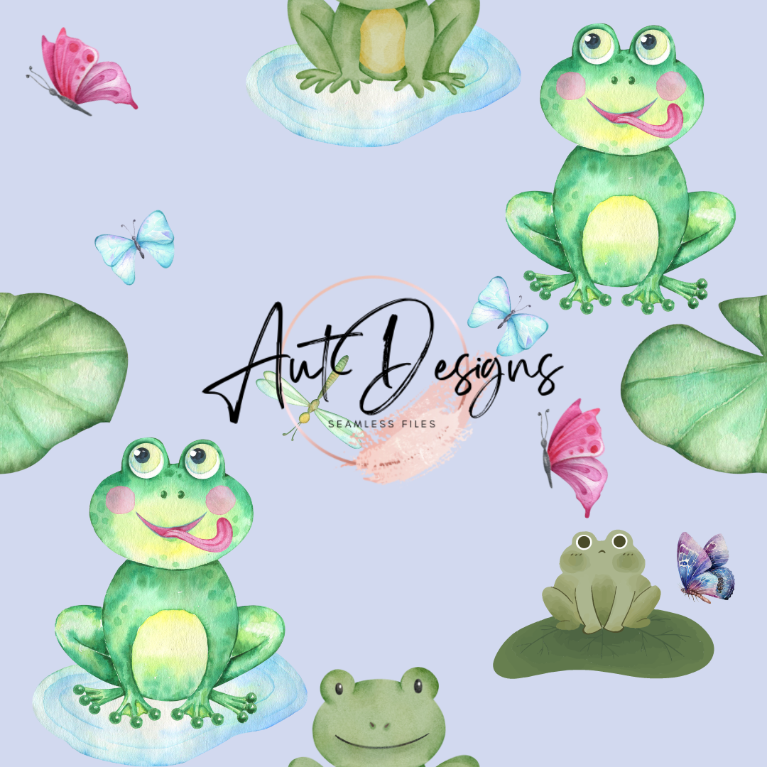 Frog Seamless File 2 color options