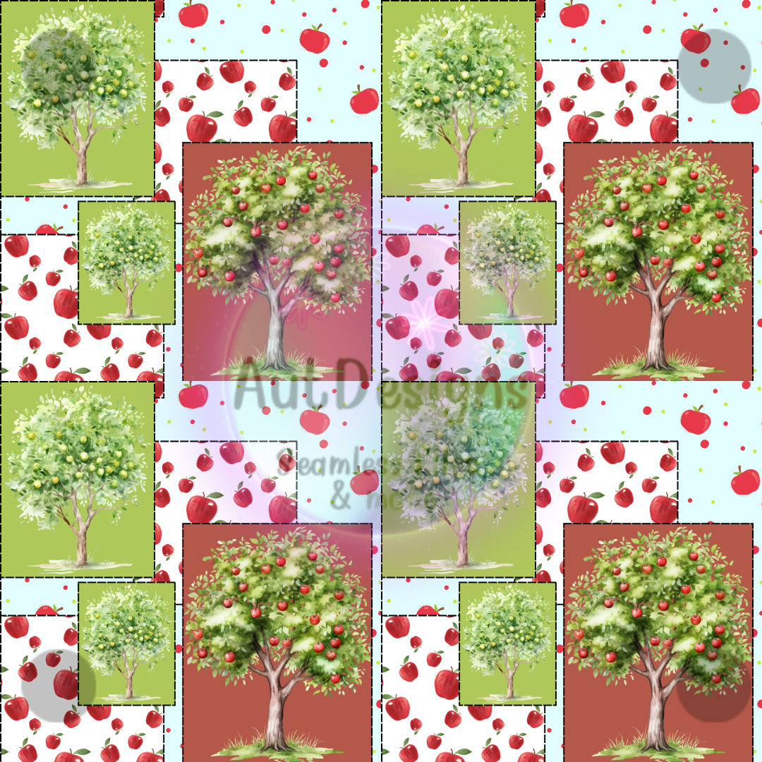 Apple Tree Patch Seamless File