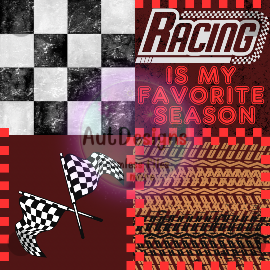 Racing is my Favorite Season Seamless File