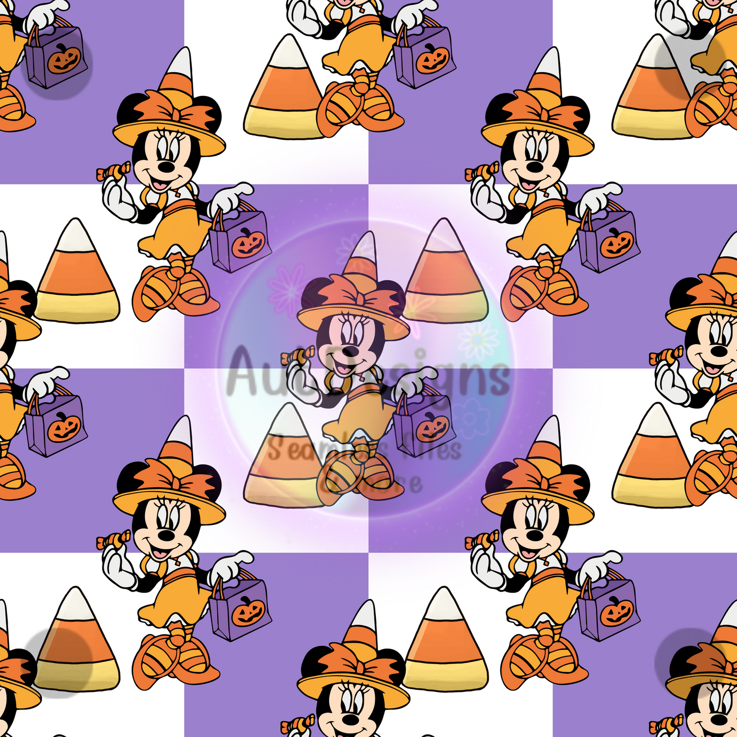 Candy Corn Girl Mouse Seamless File 3 color options