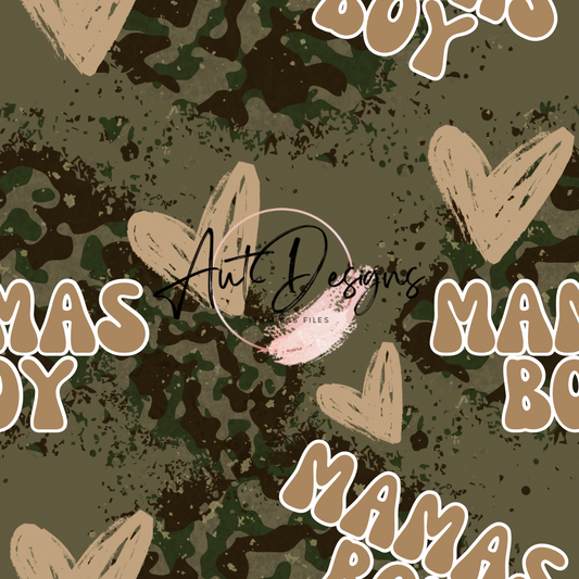 Mamas Boy Green Seamless File