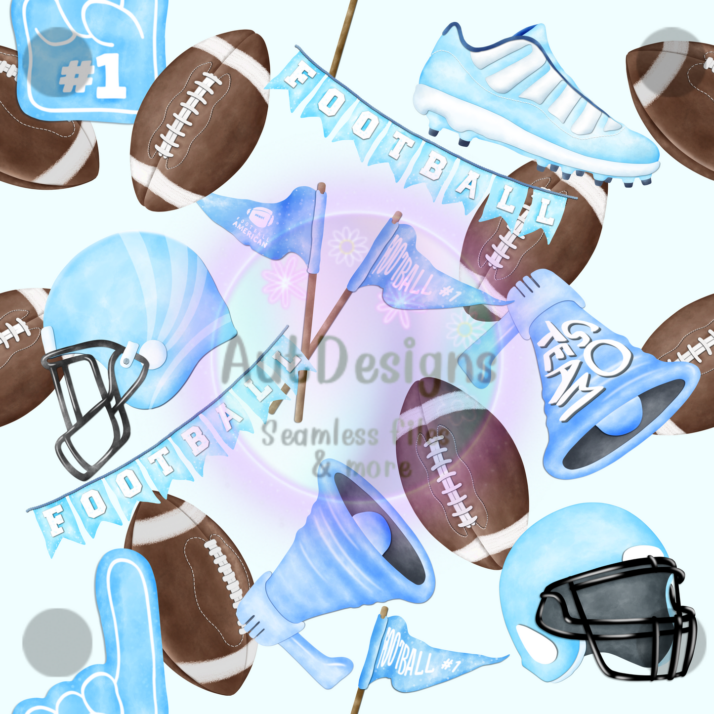 Football Seamless File 2 color options