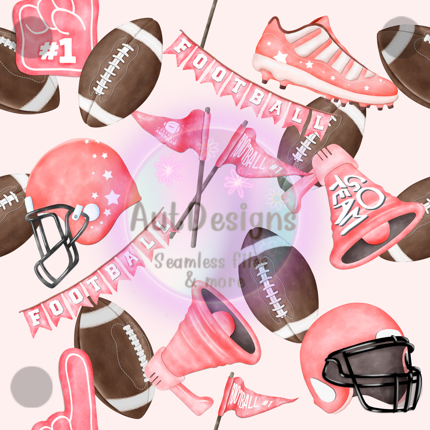 Football Seamless File 2 color options