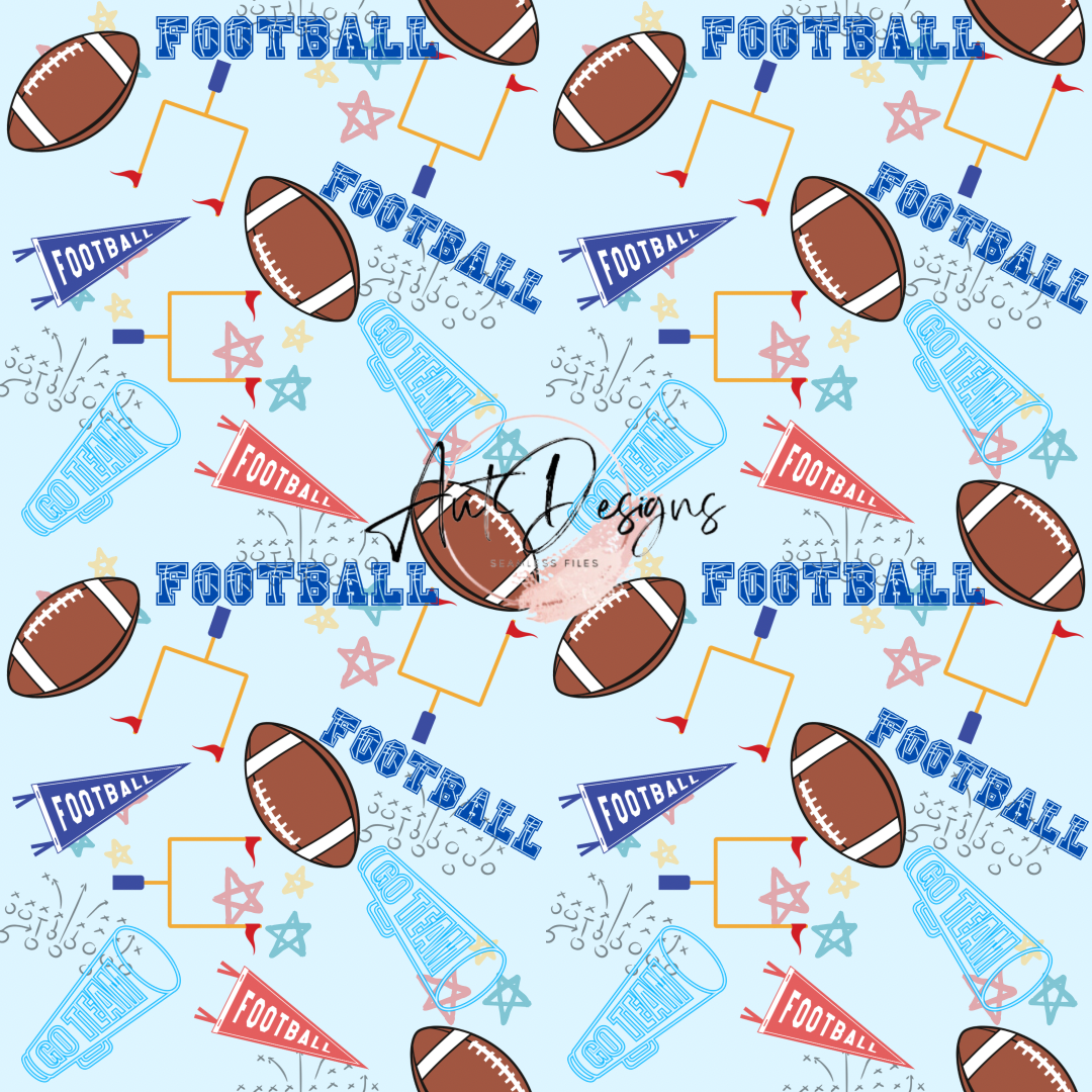 Football Seamless File With 2 Color Options