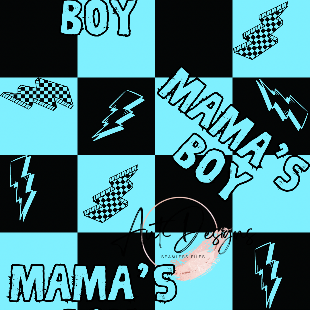 Mamas Boy Seamless File 2 Color Options