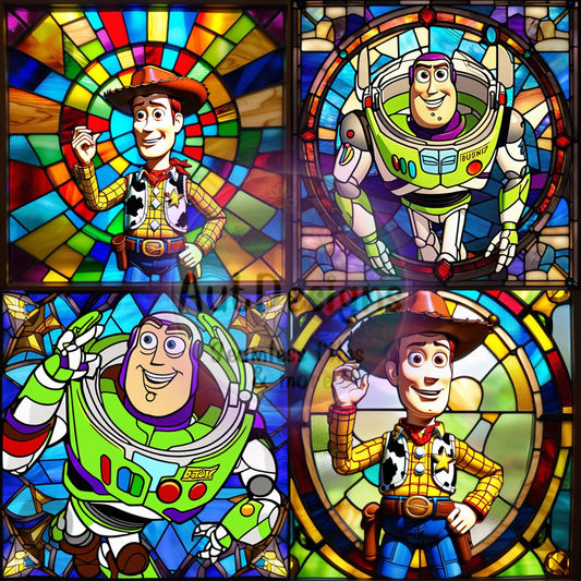 Toy Stained Glass Seamless File