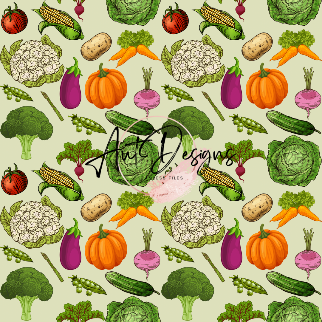 Vegetables Seamless File