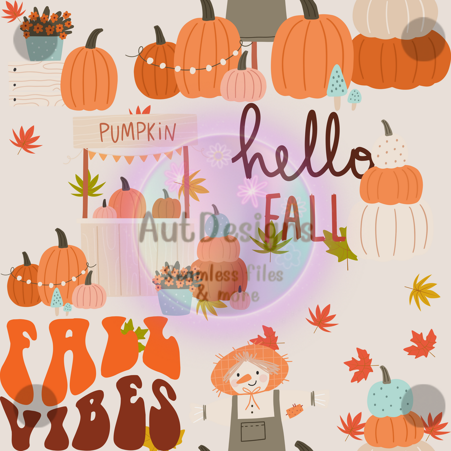 Hello Fall Seamless File