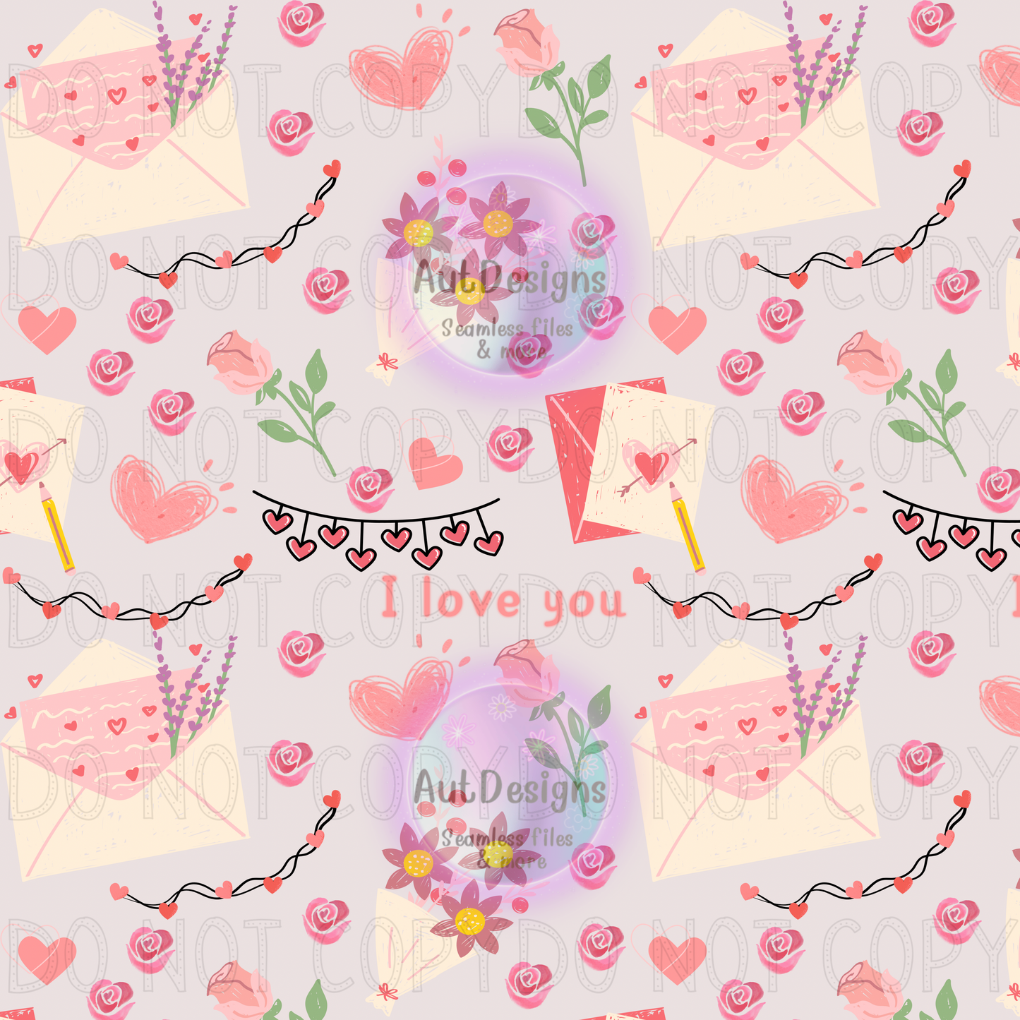 Cutesy Valentines Mix Up Seamless File