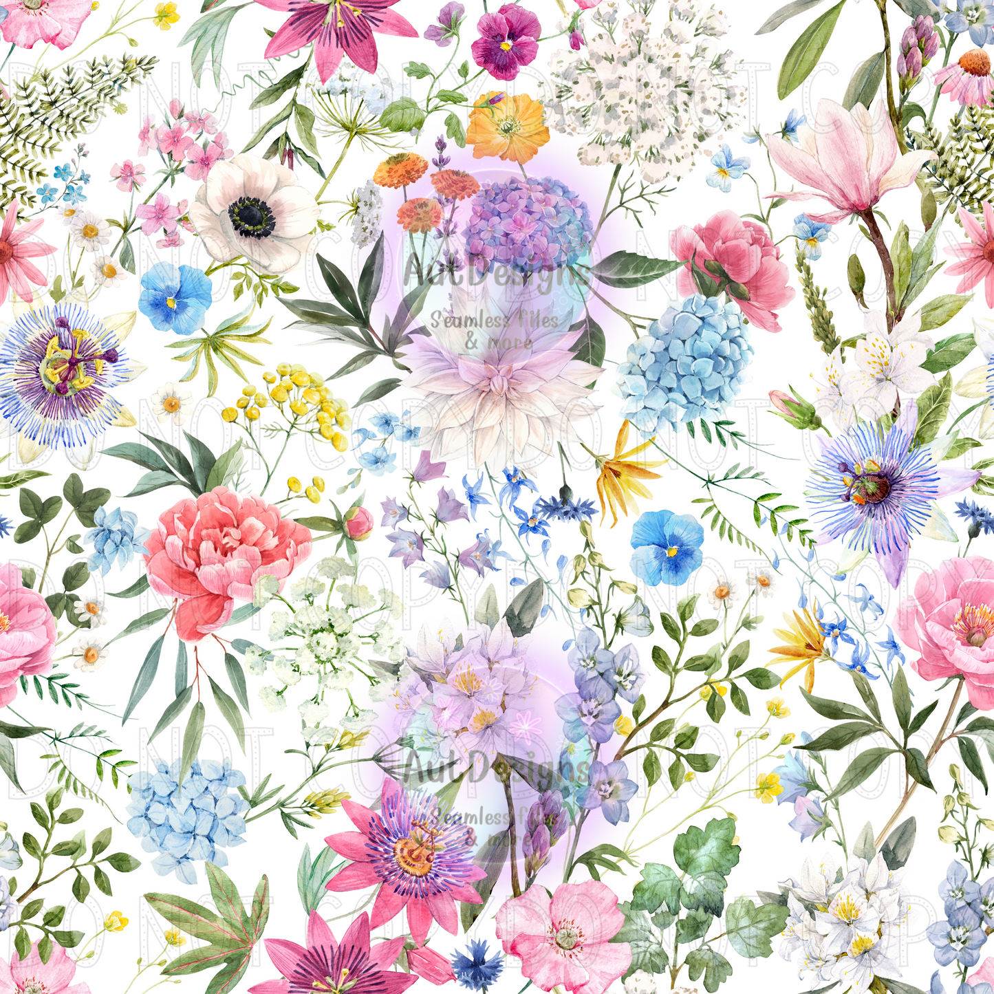 Pretty Floral Seamless File