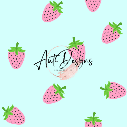 Cute Strawberries Seamless File