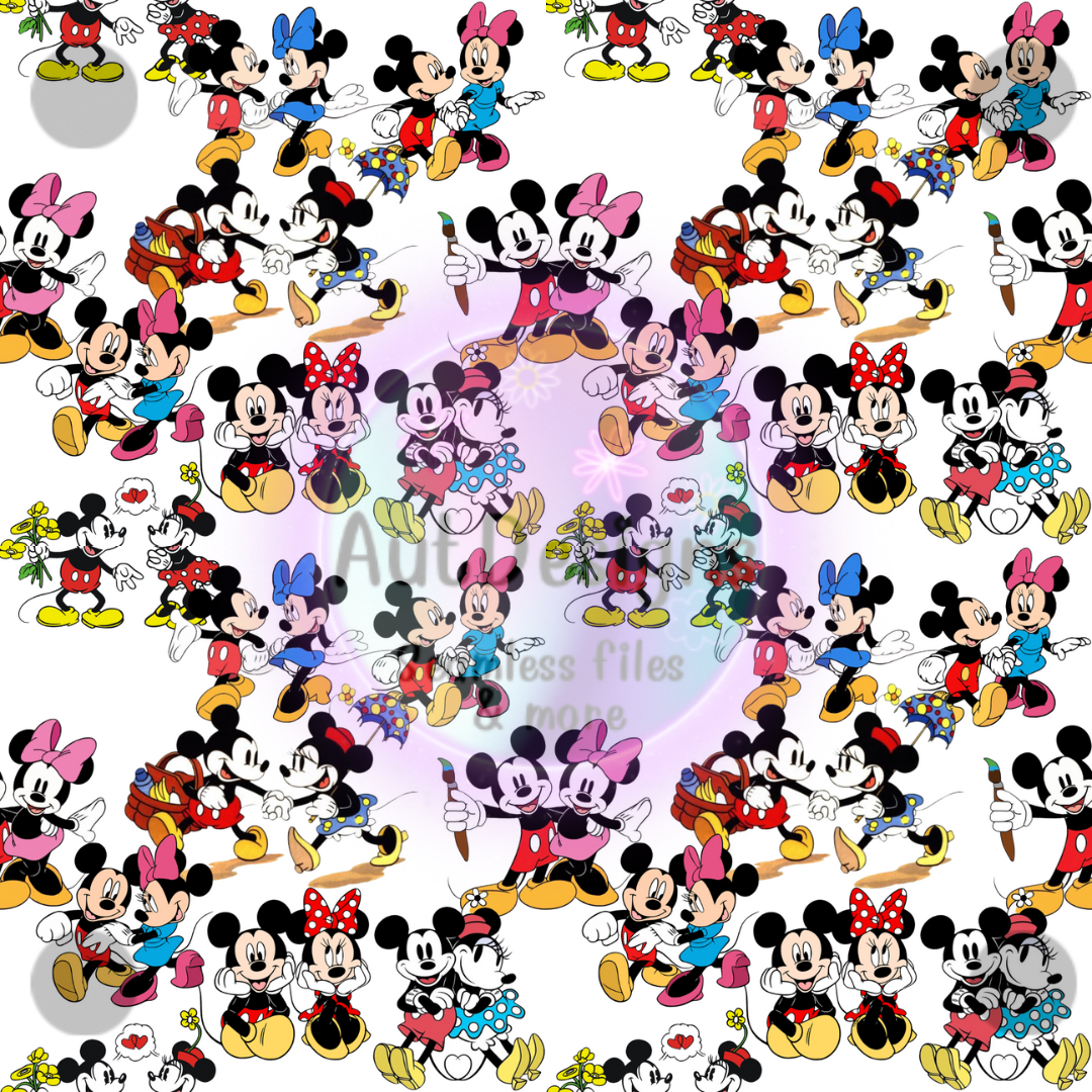 Colorful Mouses Seamless File