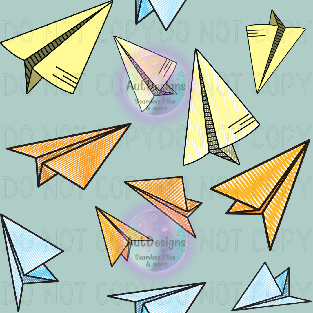 Paper Airplanes Seamless File