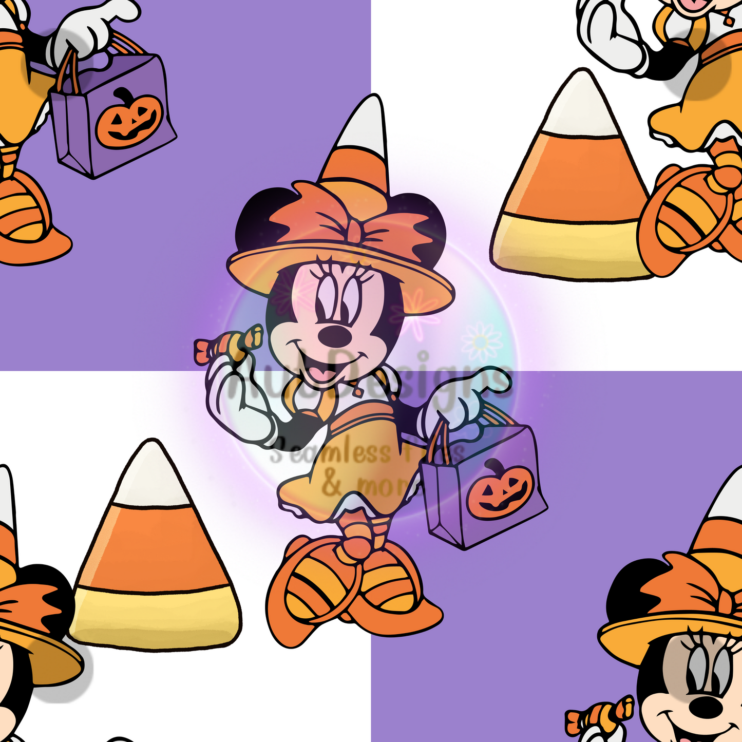 Candy Corn Girl Mouse Seamless File 3 color options