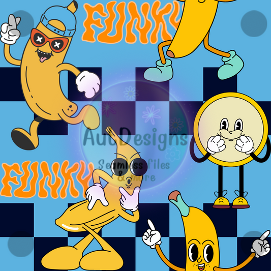 Funky Bananas Seamless File