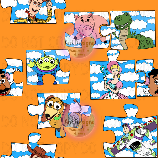 T oy Story Puzzle Seamless File