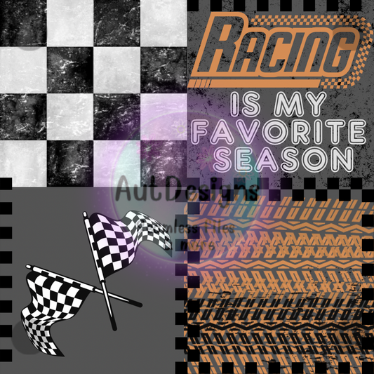 Racing is my Favorite Season Seamless File