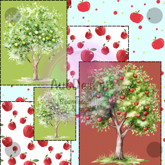 Apple Tree Patch Seamless File