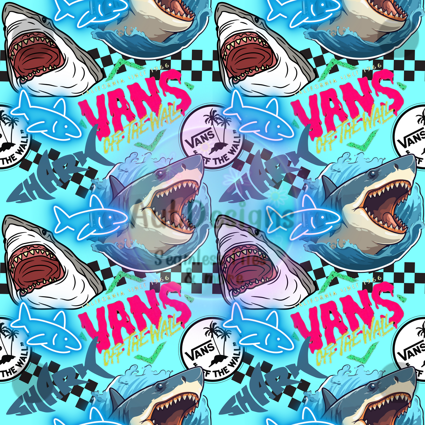 Shark Va nz Seamless File 2 color options