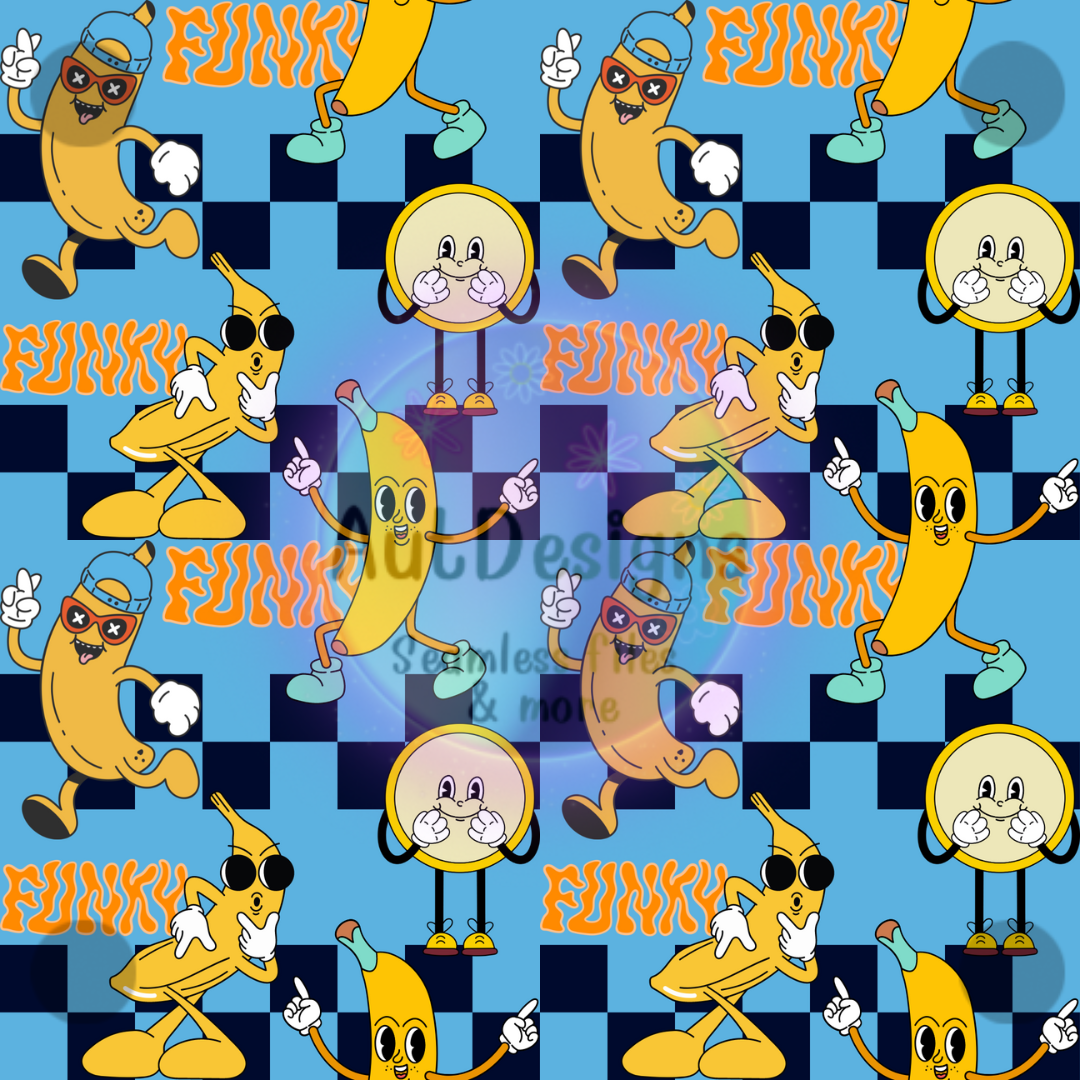 Funky Bananas Seamless File