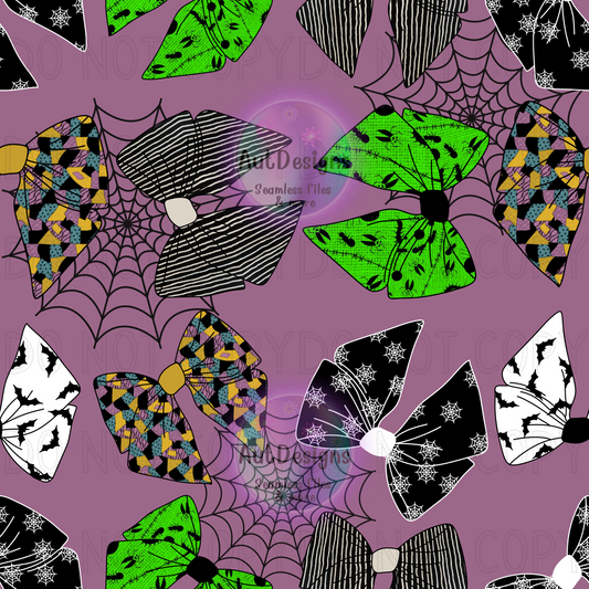 Halloween Bows Seamless File