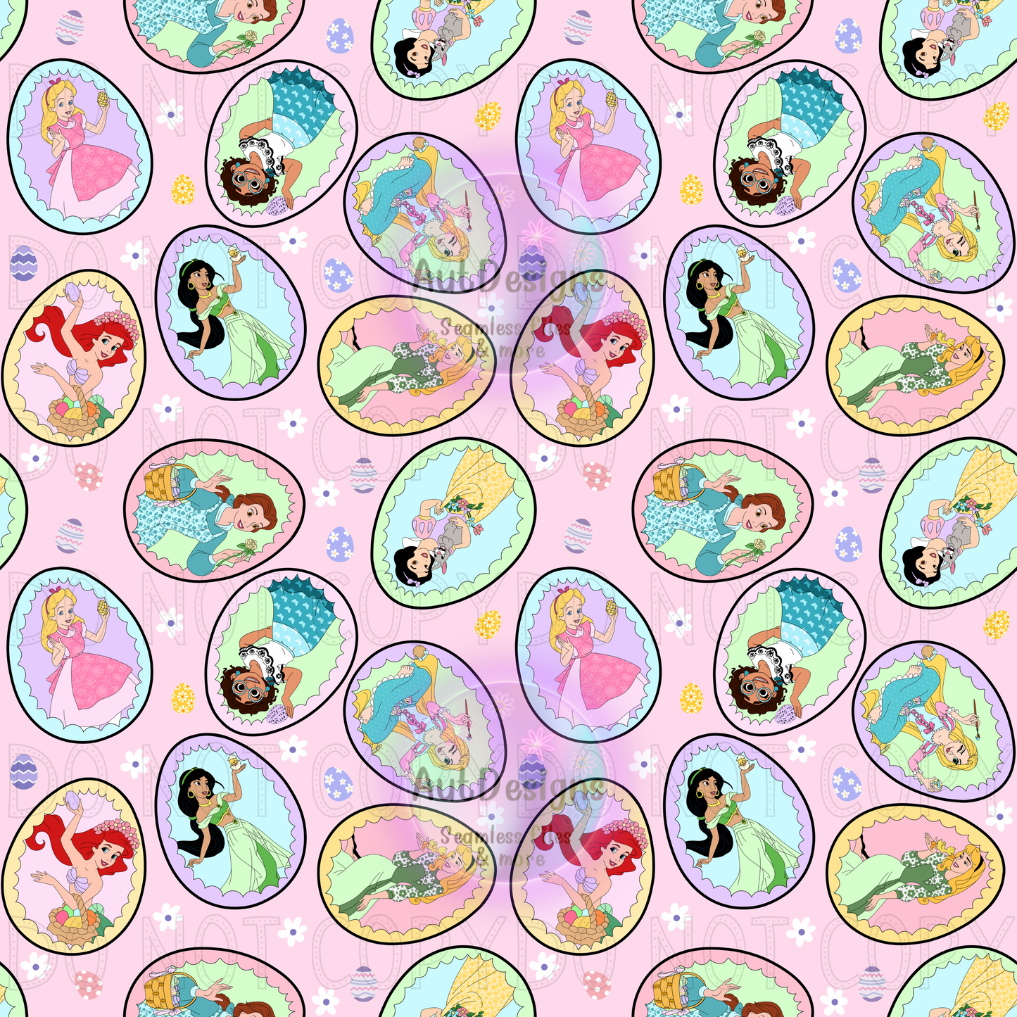 Easter Princesses Seamless File