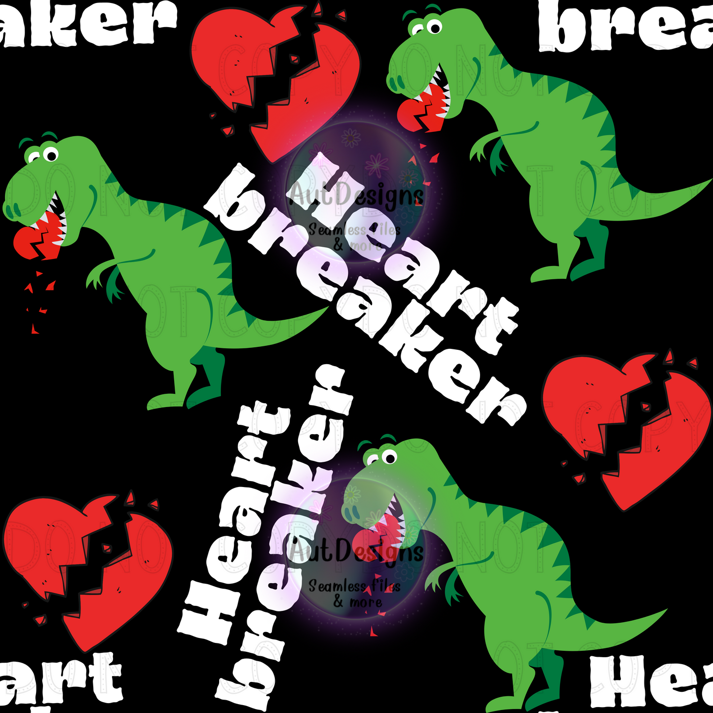 Dino Heartbreaker Seamless File