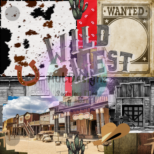 Wild West Patch Seamless File