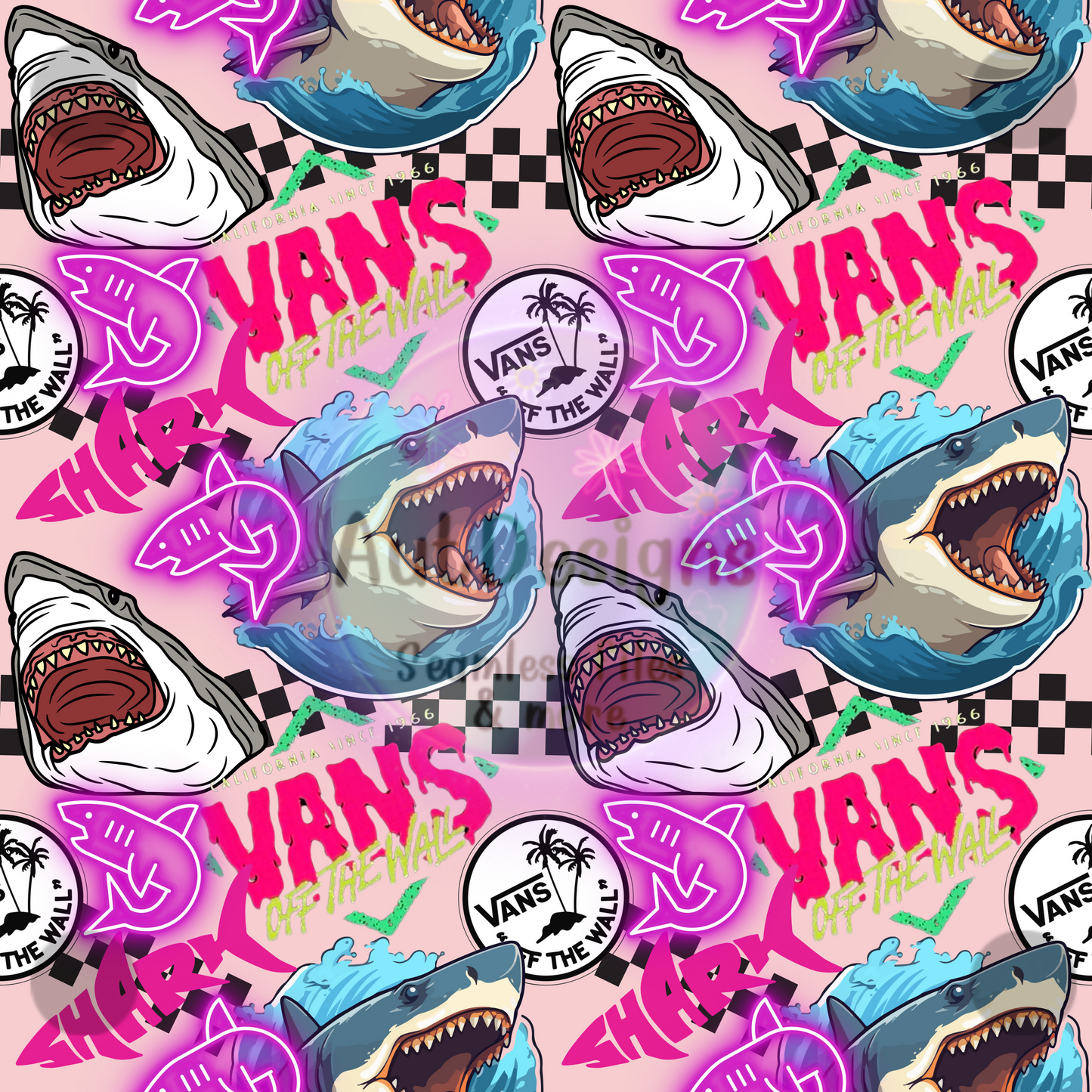 Shark Va nz Seamless File 2 color options