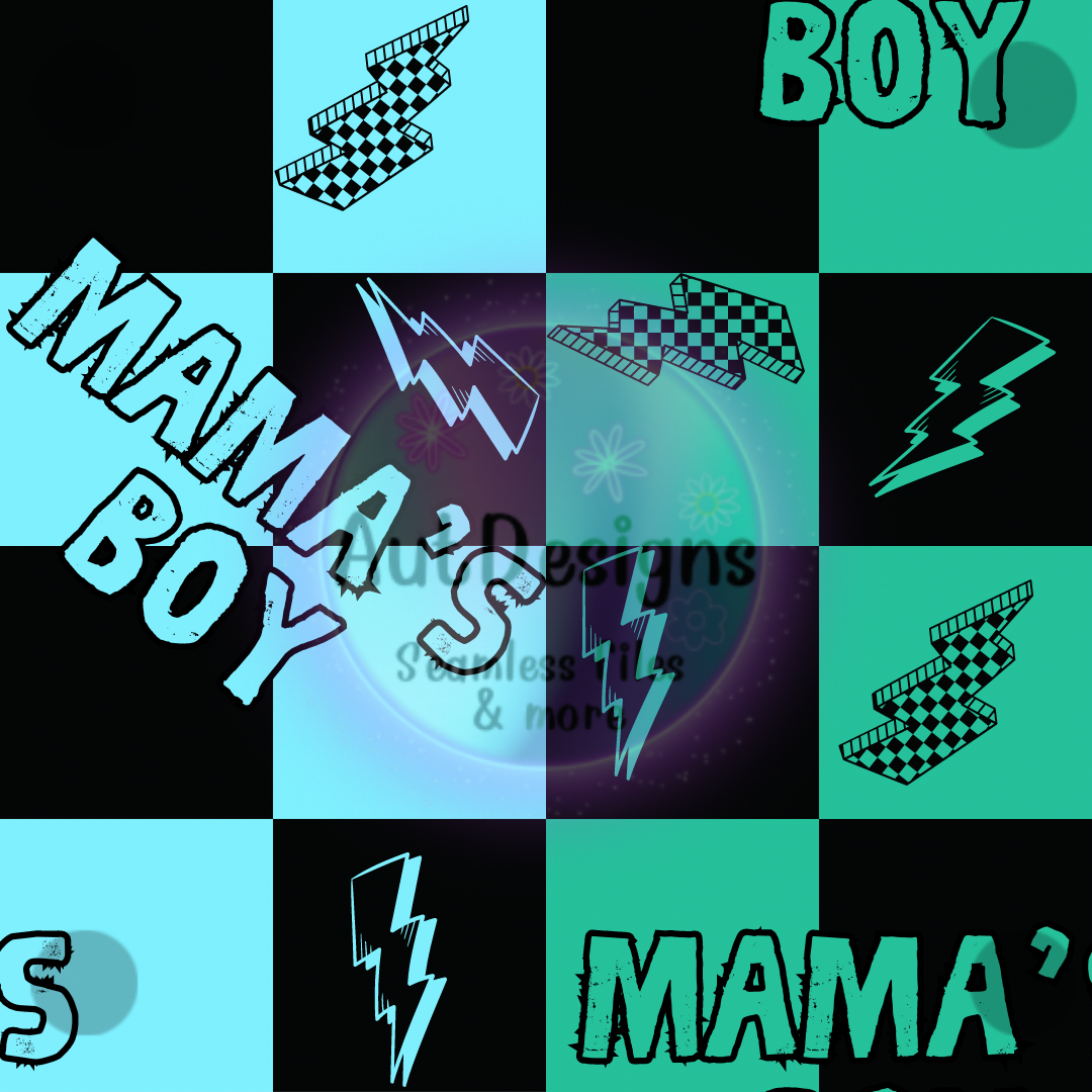 Mamas Boy Seamless File 2 Color Options