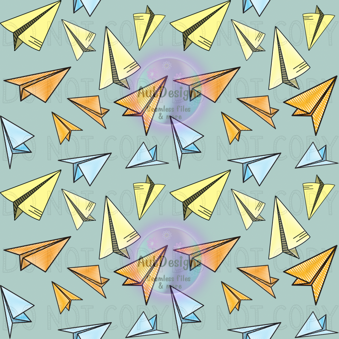 Paper Airplanes Seamless File