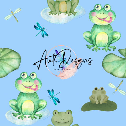 Frog Seamless File 2 color options