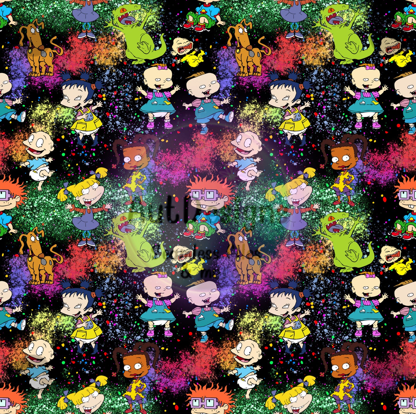 Colorful babies Seamless File