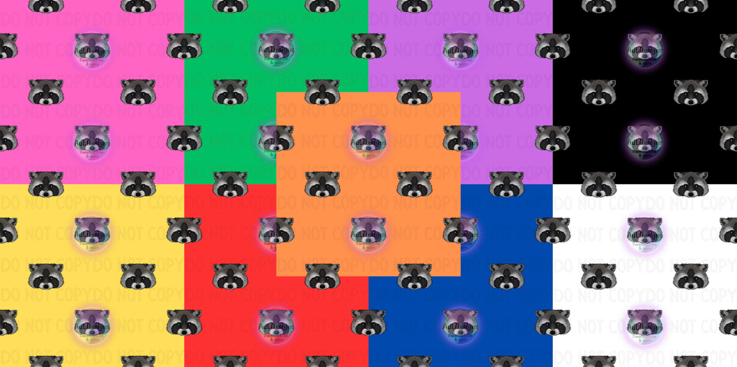 Raccoon Seamless File