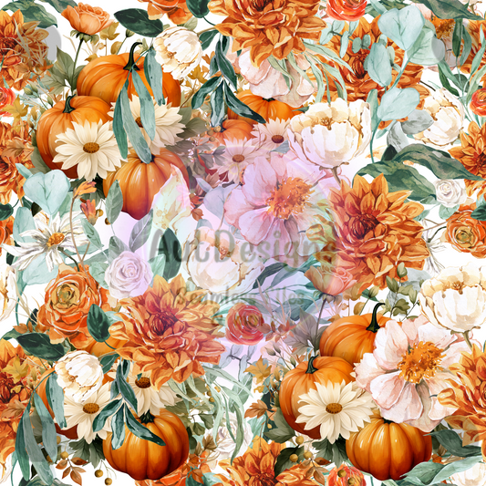 Fall Floral Seamless File