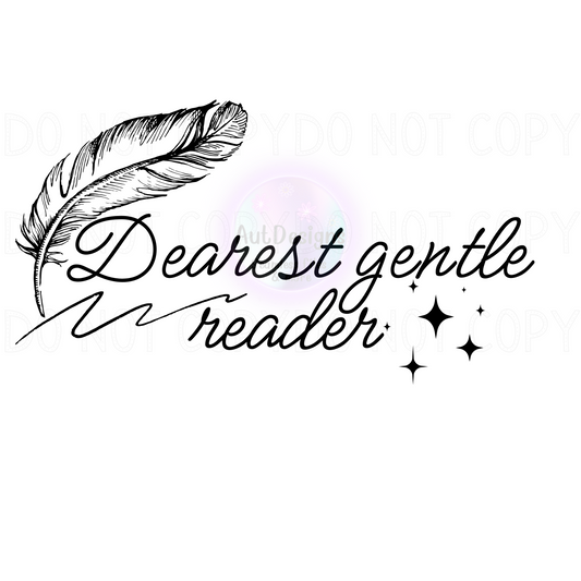 Dearest Gentle Reader PNG