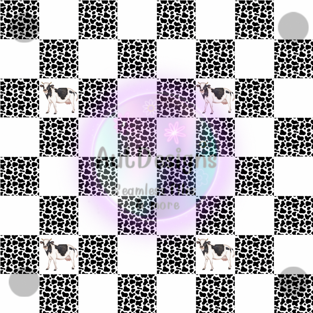 Checkered Cow Seamless File