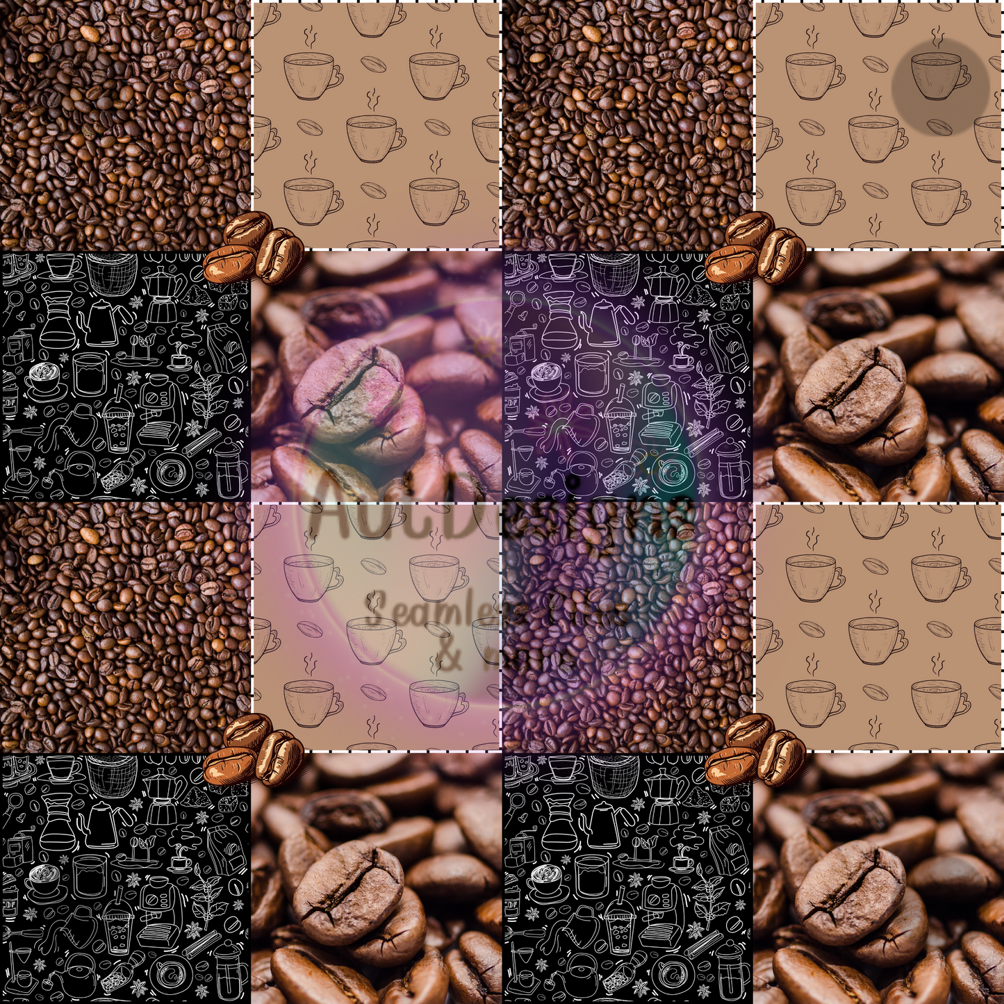 Coffee Patch Seamless File