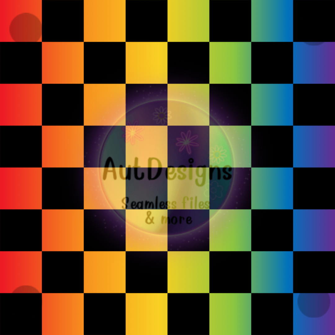 Rainbow Checkers Seamless File