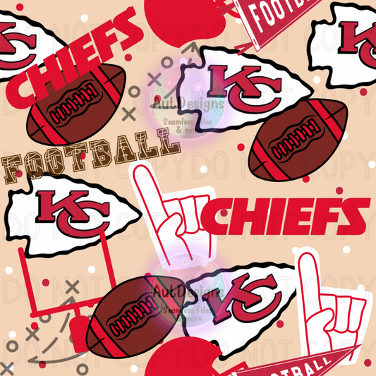 Chiefs Football Seamless File