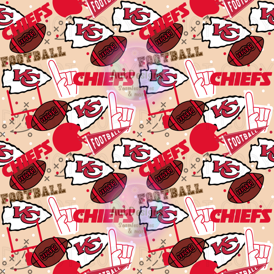 Chiefs Football Seamless File