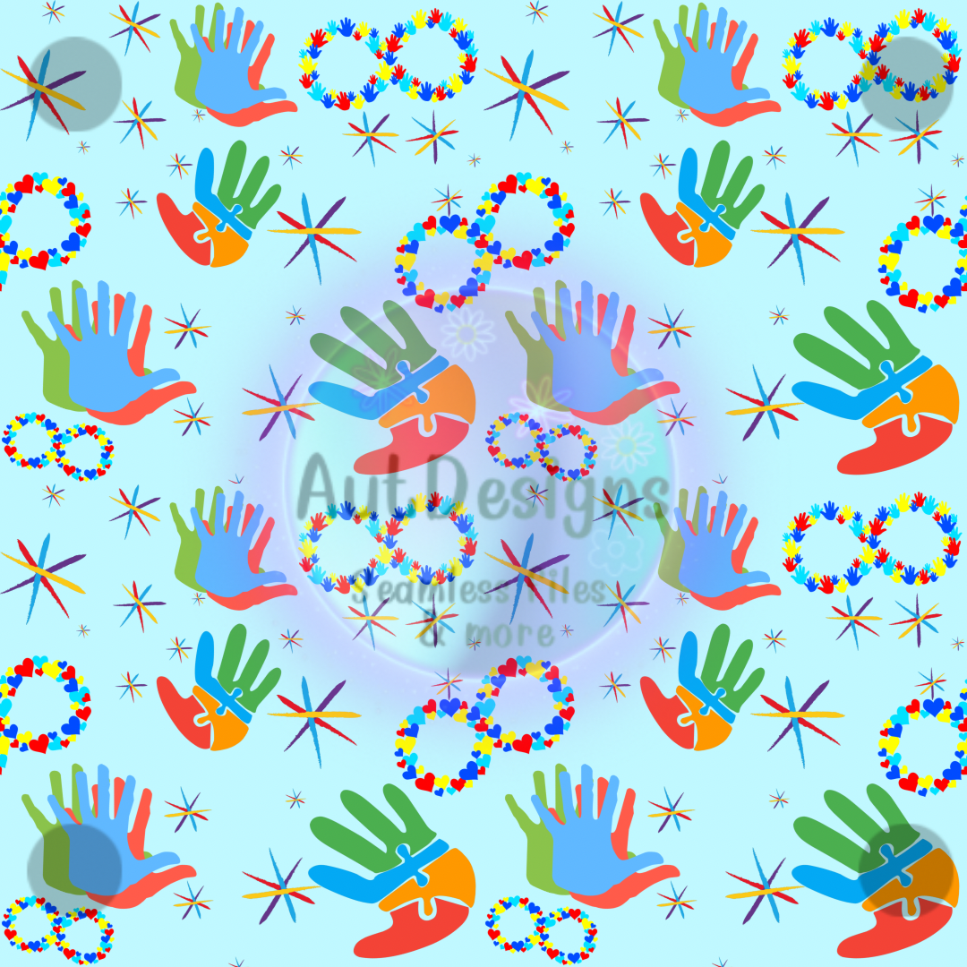 Autism Awareness Seamless File