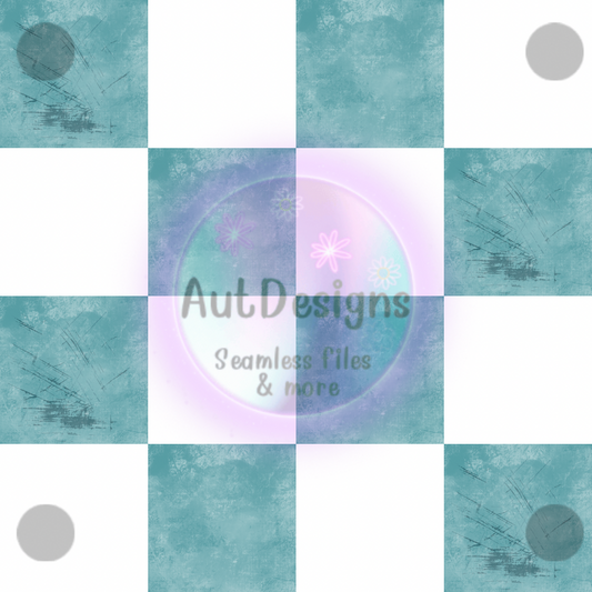 Textured Blue Checkers Seamless File