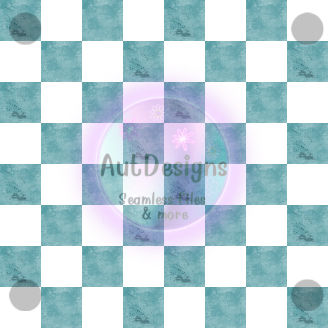 Textured Blue Checkers Seamless File